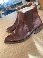 ZGAN Al Zileri leren heren boots - maat 42,5, Kleding | Heren, Schoenen, Ophalen of Verzenden, Zo goed als nieuw, Bruin, Boots