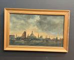 Schilderij water-boot-stadsgezicht 40.5cm x 26.5cm, Ophalen