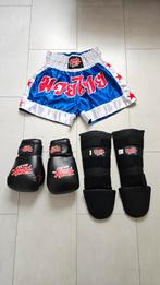 Ronin Kickboks Set - Handschoenen, Broek, Scheenbeschermers, Ophalen of Verzenden, Zo goed als nieuw, Vechtsportbescherming