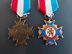 prestatiekruis  2x kruis medaille wandelen, Ophalen of Verzenden, Overige materialen