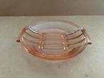 Roze glazen schaaltjes art deco pers glas, Antiek en Kunst, Ophalen