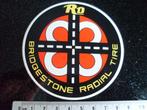 sticker bridgestone radial tire RD logo banden autobanden, Verzenden, Zo goed als nieuw, Merk
