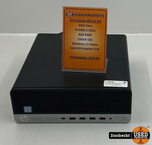 HP PRODESK 600 G3 SFF DESKTOP | INTEL CORE I5-6500 3.2GHZ 8G, Computers en Software, Desktop Pc's, Gebruikt, 3 tot 4 Ghz, SSD
