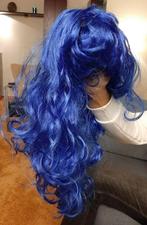 Blauwe pruik, lang haar, Ophalen of Verzenden, Nieuw