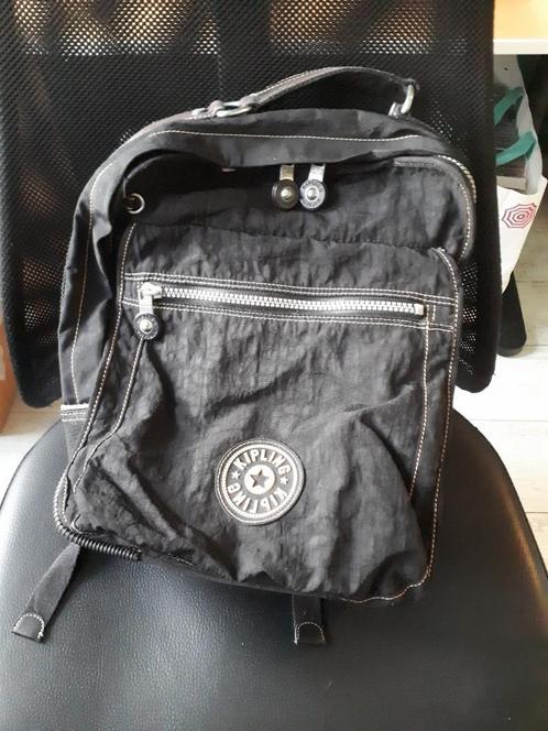 Kipling rugtas, in zeer goede staat, zwart, 40x30 cm, Sieraden, Tassen en Uiterlijk, Tassen | Schooltassen, Gebruikt, Rugtas, Zwart