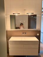 Wastafelmeubel, spiegelkastje, regendouche en hangtoilet, Overige typen, Zo goed als nieuw, Minder dan 100 cm, 25 tot 50 cm