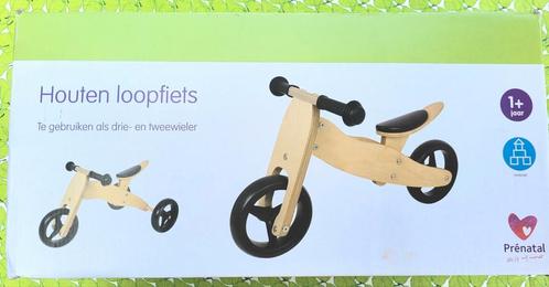 Prenatalen houten loopfiets, 2 en 3 wielen, 1-3 jaar, Kinderen en Baby's, Speelgoed | Buiten | Voertuigen en Loopfietsen, Gebruikt