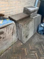 Gratis Betontegels, Tuin en Terras, Ophalen, Zo goed als nieuw, Beton, Terrastegels