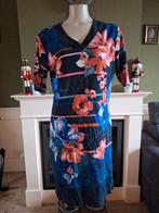 Betty Barclay blauw bloemen jurk 44 gratis verz, Maat 42/44 (L), Betty Barclay, Zo goed als nieuw, Knielengte