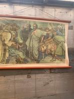 Oude school platen, Antiek en Kunst, Antiek | Schoolplaten, Verzenden, Geschiedenis