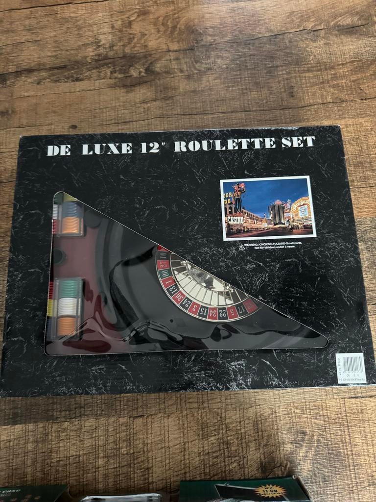 Roulette Set - Nieuw in Doos!, Hobby en Vrije tijd, Gezelschapsspellen | Bordspellen, Nieuw, Een of twee spelers, Ophalen