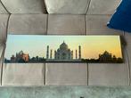 Taj Mahal panorama foto aluminium frame 22,5x90, Ophalen of Verzenden, Nieuw, Print