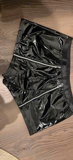 Heren lak Boxershort met Ritsen - Stoer en Sexy!, Kleding | Heren, Ondergoed, Verzenden, Zwart, Boxer