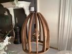 mango houten lamp, Huis en Inrichting, Lampen | Hanglampen, Ophalen, 50 tot 75 cm, Zo goed als nieuw, Nvt