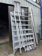Complete Skyworks steiger, Doe-het-zelf en Verbouw, Ladders en Trappen, Ophalen, Zo goed als nieuw, 4 meter of meer