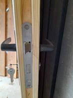 Poortdeur Douglas, met zwart stalen frame (*), Tuin en Terras, Niet ingevuld, Niet ingevuld, Nieuw, Ophalen of Verzenden