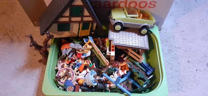 Grote Playmobil Set - Huis, Auto, Circus, Kinderen en Baby's, Speelgoed | Overig, Gebruikt, Jongen of Meisje, Ophalen of Verzenden