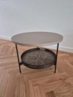 Leolux salontafel met dienblad h 46 x d 60, Huis en Inrichting, Ophalen, Gebruikt, 50 tot 100 cm, Rond