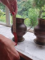 Koperen kannetjes 2 stuks vintage antiek, Ophalen of Verzenden, Koper