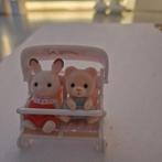 SYLVANIAN Families dubbele kinderwagen, Ophalen, Zo goed als nieuw, Stoffen beer, Overige merken
