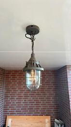 Industriele buiten hanglamp, Tuin en Terras, Ophalen of Verzenden, Zo goed als nieuw, Netvoeding, Minder dan 50 watt