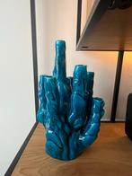 Pols Potten Vaas - Blauw Keramiek, Huis en Inrichting, Woonaccessoires | Vazen, Ophalen, Blauw, Aardewerk of Porselein, Zo goed als nieuw