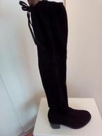 zwart suede knielaarzen mt 37, Ophalen, Zo goed als nieuw, Zwart