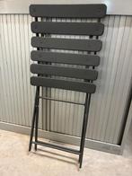 Metalen Bistro stoelen  klapstoel, Huis en Inrichting, Stoelen, Ophalen, -, Zwart, -