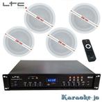 Muziek systeem met 4 x 30 Watt Plafondspeakers, Overige merken, ., Nieuw, .