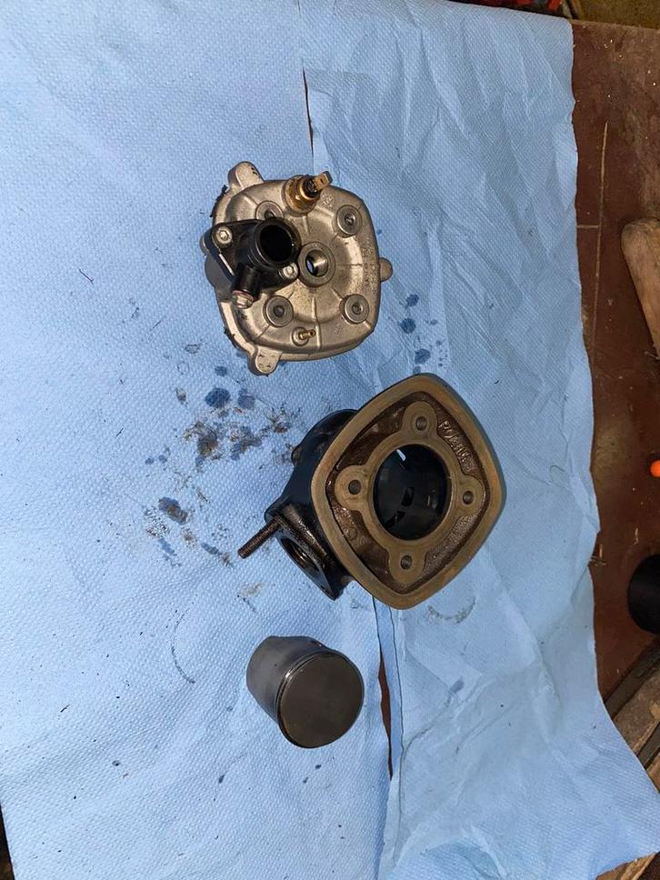 Malossi 70cc voor piaggio/gilera lc, Fietsen en Brommers, Brommeronderdelen | Algemeen, Zo goed als nieuw, Cilinder, Ophalen of Verzenden