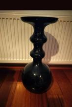 Moderne vaas van glas ca 70cm zwart, 50 tot 75 cm, Zwart, Ophalen of Verzenden, Glas