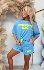BROOKLYN SET comfy setje lichtblauw dames one size maat, Maat 38/40 (M), Blauw, Nieuw, Ophalen of Verzenden