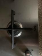 5 pits gasstel aeg, Witgoed en Apparatuur, Kookplaten, Ophalen, 4 kookzones, Zo goed als nieuw, Gas