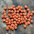 antieke bloedkoraal kralen, 4mm, 32cm, Ophalen of Verzenden, Zo goed als nieuw, Kraal