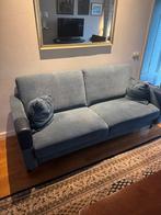 Mooie blauwe bank, Ophalen, Gebruikt, Tweepersoons, Stof