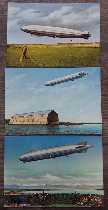 Om 1970 Ansichtkaart Kaart ZEPPELIN LUCHTSCHIP Vliegtuig beschikbaar voor biedingen
