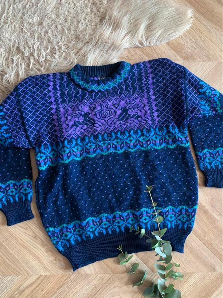 Dale of Norway wollen trui M wool jumper, Kleding | Heren, Truien en Vesten, Nieuw, Maat 48/50 (M), Blauw, Ophalen of Verzenden