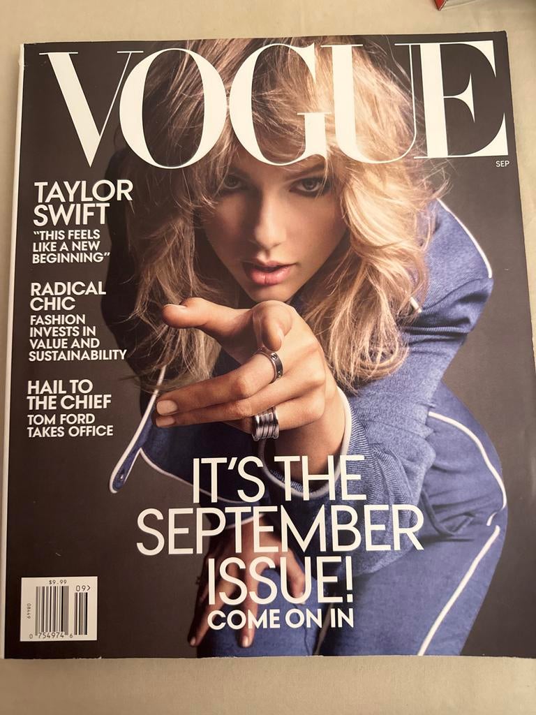 Vogue Amerikaans September 2019 - Taylor Swift, Ophalen of Verzenden, Zo goed als nieuw, Damesbladen