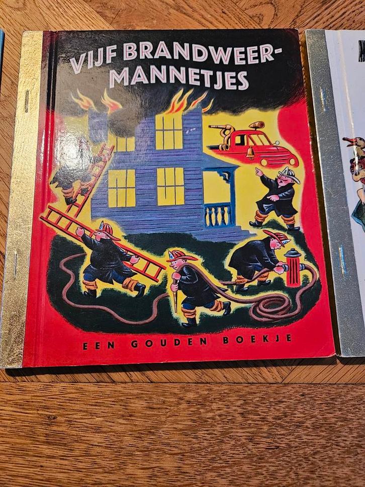 Vijf Brandweermannetjes - Gouden Boekje, Boeken, Kinderboeken | Jeugd | onder 10 jaar, Gelezen, Sprookjes, Ophalen of Verzenden
