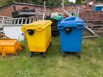 770 l rol containers, Ophalen, Gebruikt, Kunststof, Minder dan 50 cm