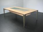 Metaform salontafel met blank blad, Ophalen, Gebruikt, 100 tot 150 cm, 50 tot 100 cm