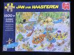 Jan van Haasteren - Wild Water Raften - 1500 stukjes, Ophalen of Verzenden, 500 t/m 1500 stukjes, Zo goed als nieuw, Legpuzzel