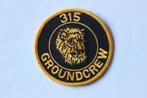 patch ground crew  315  sqn  Vlb  Twenthe, Verzamelen, Verzenden, Zo goed als nieuw, Patch, Badge of Embleem