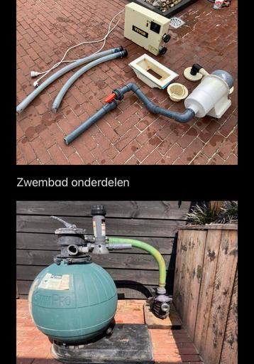 Zwembad; pomp, filter, chloorautomaat, skimmer, verwarmer beschikbaar voor biedingen