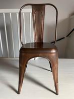 Vintage eetkamerstoel - Loods5, Huis en Inrichting, Stoelen, Gebruikt, Bruin, Ophalen of Verzenden, Metaal