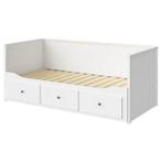 Ikea Hemnes uitschuifbaar bed naar 2 persoonsbed, Kinderen en Baby's, Ophalen, 85 tot 100 cm, Gebruikt, Lattenbodem