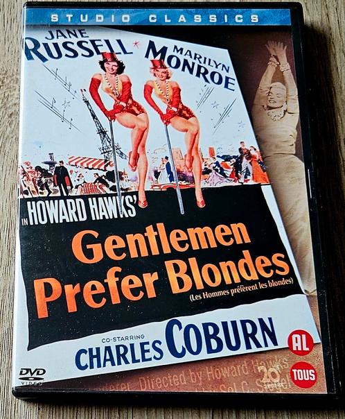 Gentlemen Prefer Blondes DVD - Marilyn Monroe, Jane Russell, Cd's en Dvd's, Dvd's | Klassiekers, Zo goed als nieuw, Komedie, Alle leeftijden