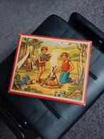 Oude Houten Blokkendoos, 2 tot 4 jaar, Gebruikt, 10 tot 50 stukjes, Ophalen of Verzenden