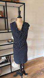 IRIE WASH travel stof jurk XL polkadot marine zgan, Ophalen of Verzenden, Zo goed als nieuw, Maat 46/48 (XL) of groter, Blauw