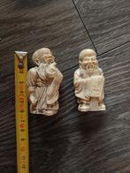 Shou lao of shou xing netsuke okimono god van lang leven, Antiek en Kunst, Ophalen of Verzenden